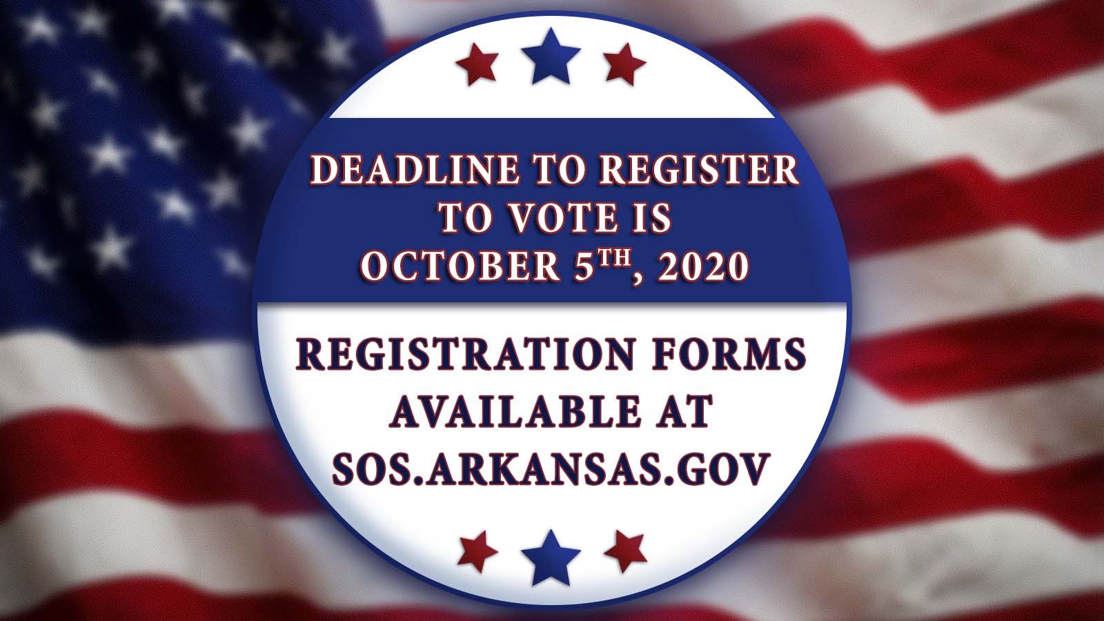 Register to Vote! Arkansas House of Representatives